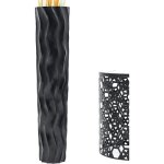Grand vase a poser au sol pour branches dcoratives de pampavase en bois de manguier90 cmnoir - leewadee ...