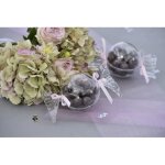 Bote  bonbons - transparent - plastique - dcoration de fte - mixte - vendu vide