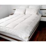 Couette - grande - 220x240cm - laine mrinos - 100% coton - douce et lgre