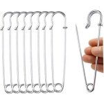 Grandes pingles de sret heavy duty strong metal clip art craft blanket pins 19cm 20pcs