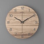 Grande horloge murale de 30 cm horloge murale sans bruit de tic - tac horloges murales modernescouleur ...