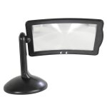 Grande loupe mains libres sur pied - lentille rotative 360° - lecture, couture, petits travaux - 2 lumières ... Grande loupe mains libres sur pied - lentille rotative 360° - lecture, couture, petits travaux - 2 lumières ...