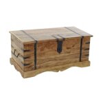 Malle de rangement - wadiga - acacia - bois massif - pieds taills - design contemporain