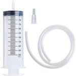 Grande seringue tube 500ml plastique seringue avec tube convertisseur cap pour lhuile colle liquide applicateu ...