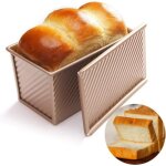 Grande taille moule � pain de mie avec couvercle anti - adh�sif moule de cuisson rectangulaire en acier ...