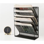 Grande trieur de document classement mural bureau m�tallique noir suspendu porte � magazin porte - dossiers ...