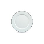 Graniteware assiette ?22cm en acier �maill� id�al chr four et lave - vaisselle l�g�re empilable r�siste ...