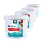 Granulé de chlore choc pour piscine - 4 x 5 kg (20 kg) bayzid ? hautement efficace rapidement soluble ... Granulé de chlore choc pour piscine - 4 x 5 kg (20 kg) bayzid ? hautement efficace rapidement soluble ...