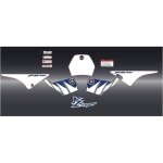 Graphic kit deco adhesif pour moto cross yamaha pw80 pw 80 y - zinger yzinger par mxspirit