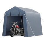 Gravee abri moto portable garage motoprotection deux - roues rangement ext�rieurtoile oxford imperm�ablebleu ...