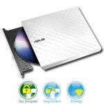 Graveur dvd externe asus sdrw - 08d2s - u lite - 8x slim - usb 2. 0 - disc encryption - garantie 2 ans ...