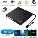 Graveur lecteur cd / dvd externe usb 3. 0 graveur dvd externe cd enregistreur rw / rom mince rom transmission ...