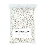 Gravier blanc 1 8 kg - gravier aquarium - gravier decoratif - cailloux decoratif - gravier jardin exterieur ...
