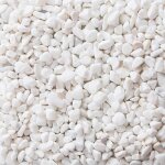 Gravier pour jardin - pot de fleur - blanc - rond - livr avec accessoires - 460g 154