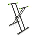 Gravity ksx 2 - stand pour clavier en x deux niveaux - charges 65 kgrs