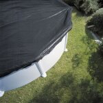 Gre - bâche dhivernage pour piscine tubulaire hors sol ronde Ø350m - 120g / m² - protège des débris et ... Gre - bâche dhivernage pour piscine tubulaire hors sol ronde Ø350m - 120g / m² - protège des débris et ...