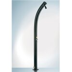 Gre douche solaire plastic courb�e 20 l - noir