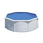 Gre - kit piscine hors sol acier ronde blanche Ø370 x 122 cm (livrée avec filtre à sable et échelle) Gre - kit piscine hors sol acier ronde blanche Ø370 x 122 cm (livrée avec filtre à sable et échelle)