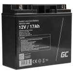Greencell rechargeable batterie agm 12v 17ah accumulateur au gel plomb cycles sans entretien vrla battery ...