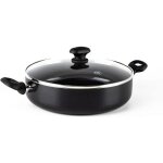 Greenchef sauteuse induction 28 cm avec couvercle en verre et 2 poignees casserolle anti - adhesif cramique ...