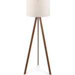 Greenice deco lampadaire ayd - 1527 ecru / marron 1xe27 sans ampoule [opv - 780sgn2428]