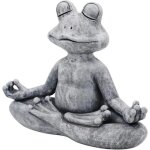 Grenouille figurine r�sine zen yoga grenouille statue d�coration de jardin sculpture ext�rieure d�cor ...