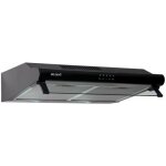 Beldeko - hotte casquette / visi�re 60 cm noir 240 m3 / h 2 filtres � charbon