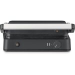 Gril �lectrique multifonction - trahoo - plancha - plaques c�ramique - 1800 w - 30x22 cm - noir / inox ...