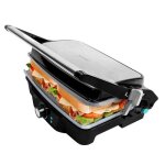 Cecotec gril �lectrique rockngrill 1500 stone ceramic mix&grill. 1500 w gril �lectrique plancha et appareil ...