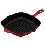 Poêle à griller - lecreuset - carré - grande capacité - fonte émaillée Poêle à griller - lecreuset - carré - grande capacité - fonte émaillée