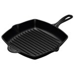 Poêle à griller - lecreuset - grill carré - fonte émaillée - tous feux dont induction - bord arrondi ... Poêle à griller - lecreuset - grill carré - fonte émaillée - tous feux dont induction - bord arrondi ...