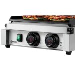 Grill professionnel � panini �lectronique - 340 x 220 mm - bartscher