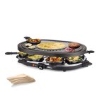 Grill  raclette princess 162700 - ovale - 8 personnes - 1200 w