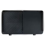 Grill de table barbecue genius - domo - do9259g - 2 zones de cuisson - thermostat rglable - 2400 w