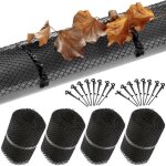Grillage de gouttire 8m tapis de protection pour gouttire grilles de protection de gouttire protge ...