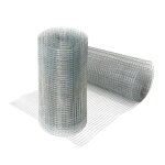 Grillage rouleau soud� 50 cm x 5 mpour voli�res et enclos petits animaux galvanis� maille : 13 mm