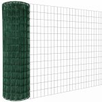 Grillage soud� plastifi� pour cl�ture de jardin - 20 m x 1. 8 m - maille 5 x 10 cm - diam 2. 1 mm - vert ...