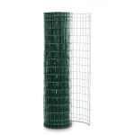 Grillage soud en rouleau h2m00 x l25m fil 2. 5mm maille 100x50 mm vert