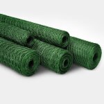 Grillage triple torsion - id�al pour prot�ger votre jardinvertmaille hexagonalemaille 13 mm 100 cm x ...