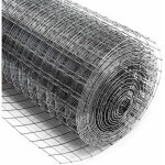 Wiltec grillage à mailles - 5 m x 50 cm / Épaisseur fil 07 mm / maill Wiltec grillage à mailles - 5 m x 50 cm / Épaisseur fil 07 mm / maill