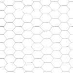 Grillage pour voli�re en acier galvanis� - meublechic - 25x15 m - argent� - mailles hexagonales