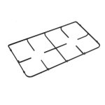 Grille 2 brleurs 486x270 mm four cuisinire 210300062 210300020 beko far listo indesit domeos