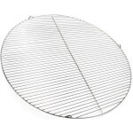 Wiltec grille bbq ronde Ø 80cm acier affiné v2a barbecue charbon de bo Wiltec grille bbq ronde Ø 80cm acier affiné v2a barbecue charbon de bo
