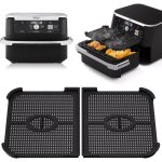 Grille anti - projection pour air fryer - suteo - ninja 104l af500eu - 2 pi�ces - noir - 229x204x35 cm ...