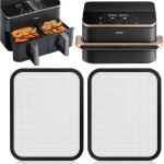 Grille anti - projection pour friteuse � air - swamee - compatible cosori 85 l et 10 l - lot de 2 pi�ces ...