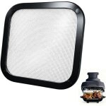 Grille anti - projection pour friteuse air - trahoo - mailles fines - r�utilisable - acier inoxydable ...