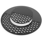 Grille de barbecue de 545 cm avec plancha pour weber 57 cm grille et plaque de cuisson en rev�tement ...