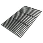 Grille de barbecue - helloshop26 - 67 x 40 cm - fonte - bon stockage de chaleur