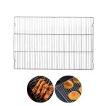 Grille de barbecue - inox - 60x40 cm - qualit� alimentaire - polyvalente - r�sistante � la chaleur