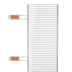 Grille barbecue pierre - somagic - 90x40cm - charbon - matire de la structure en minraux